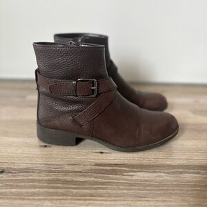 Cole Haan Brown Leather Ankle Boots